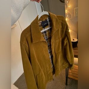 Lucky Brand Men's Corduroy Jacket in Mustard
